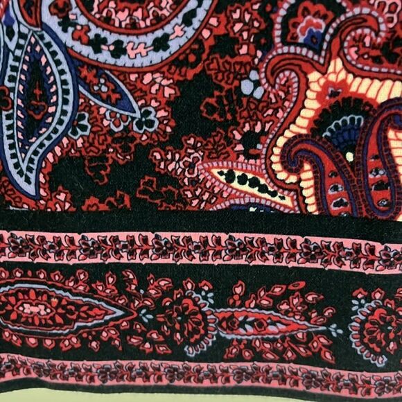 Talbots Petites Black Label Classic Sophistication Paisley Skirt Purple /Blue - Picture 3 of 7